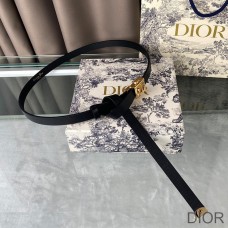 Dior polytechnique Belt Smooth Calfskin Black/Gold 