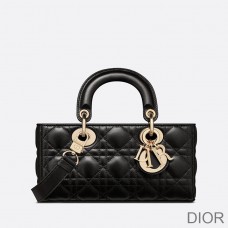 Small Lady D-Joy Bag Cannage Lambskin Black - Dior Bag Outlet Official
