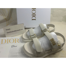 DiorAct Sandals Women Lambskin White - Dior Bag Outlet Official