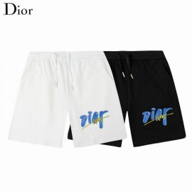 Christian Dior Men Drawstring Causal Shorts Athletic Shorts Logo Print