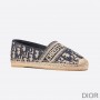 Christian Dior Bag Outlet For Sale Christian Dior Granville Espadrilles Women Oblique Motif Canvas Blue - Dior Bag Outlet Official