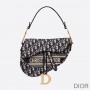Christian Dior Bag Outlet For Sale Christian Dior Saddle Bag Oblique Motif Canvas Blue - Dior Bag Outlet Official