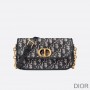 Dior 30 Montaigne Avenue Bag Oblique Motif Canvas Blue - Dior Bag Outlet Official