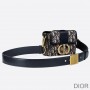 Dior 30 Montaigne Box Bag Oblique Motif Canvas Blue - Dior Bag Outlet Official