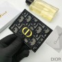 Dior 30 Montaigne Card Holder Oblique Motif Canvas Blue - Dior Bag Outlet Official