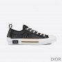 Dior B23 Sneakers Unisex CD Diamond Motif Canvas Black 