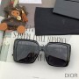 Dior D7627 Oversized Square Sunglasses In Black - Dior Bag Outlet Official