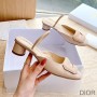 Dior Day Slingback Pumps Women Patent Calfskin Khaki - Dior Bag Outlet Official