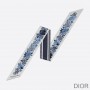 Dior Mitzah Twill Jardin d'Hiver Silk Blue - Dior Bag Outlet Official