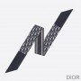 Dior Mitzah Twill Oblique Silk Navy Blue - Dior Bag Outlet Official