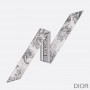 Dior Mitzah Twill Toile de Jouy Silk Grey - Dior Bag Outlet Official