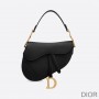 Dior Saddle Bag Grained Calfskin Black - Dior Bag Outlet Official