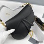 Saddle Bag Smooth Calfskin Black
