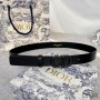 Dior Saddle Belt Matte Calfskin Black