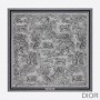 Dior Shawl Toile de Jouy Wool, Silk and Cotton Grey - Dior Bag Outlet Official