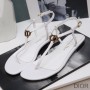 Dior Signature Sandals Women Lambskin White - Dior Bag Outlet Official