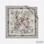Dior Square Scarf Jardin d'Hiver Silk White - Dior Bag Outlet Official