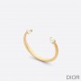 Dior Tribales Bangle Metal and Pearls Gold - Dior Bag Outlet Official