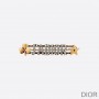 J'Adior Brooch with Shamrock Star Crystals Gold - Dior Bag Outlet Official
