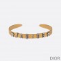 J'Adior Cuff Bangle with White Crystals Gold - Dior Bag Outlet Official