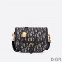 Medium Dior Bobby Bag Oblique Motif Canvas Blue - Dior Bag Outlet Official