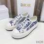 Walk'N'Dior Platform Sneakers Women Jardin d'Hiver Motif Canvas Blue - Dior Bag Outlet Official
