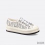 Walk'N'Dior Platform Sneakers Women Oblique Motif Canvas Grey - Dior Bag Outlet Official