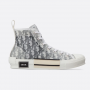 Christian Dior B23 High-Top Sneaker Dior Oblique Canvas White Black