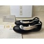 Dior Ballet Flat Quilted Cannage Calfskin Black