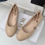 Dior Ballet Flat Quilted Cannage Calfskin Nude