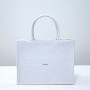 Dior Book Tote White Toile de Jouy Embroidery