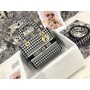 Dior Lady D-Lite Black and White Houndstooth Embroidery