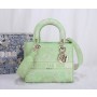 Dior Lady D-Lite Mint Toile de Jouy Reverse Embroidery